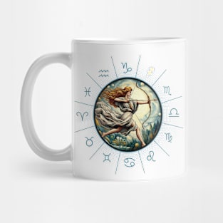 ZODIAC Sagittarius - Astrological SAGITTARIUS - SAGITTARIUS - ZODIAC sign - Van Gogh style - 9 Mug